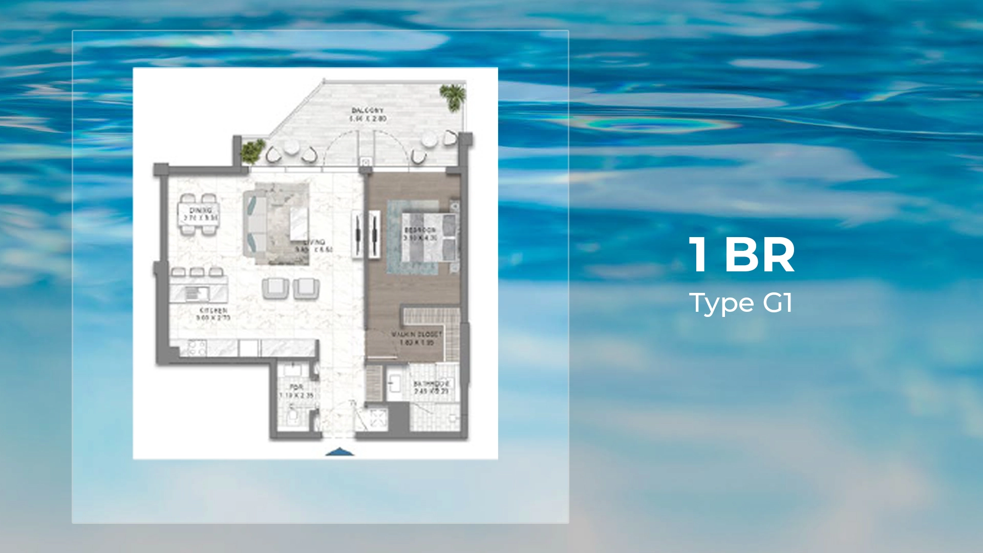 1 BR - Type A